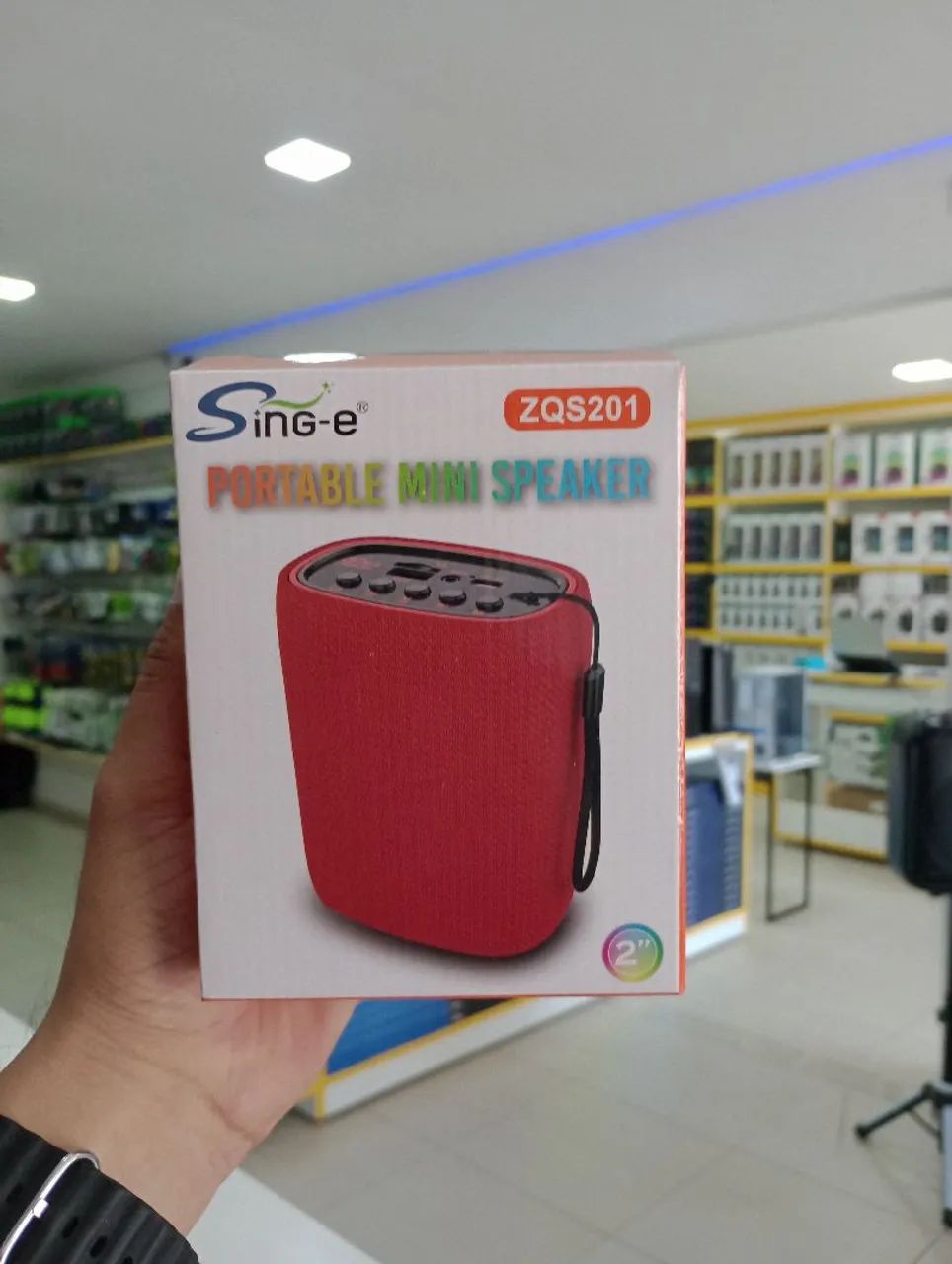 Mini caixa de som 