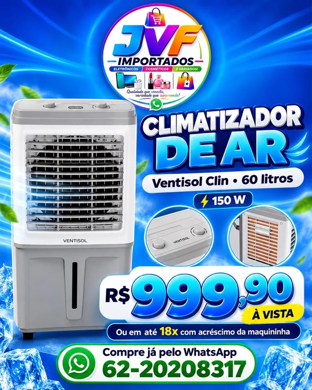 Climatizador 60 litros  - Foto 5