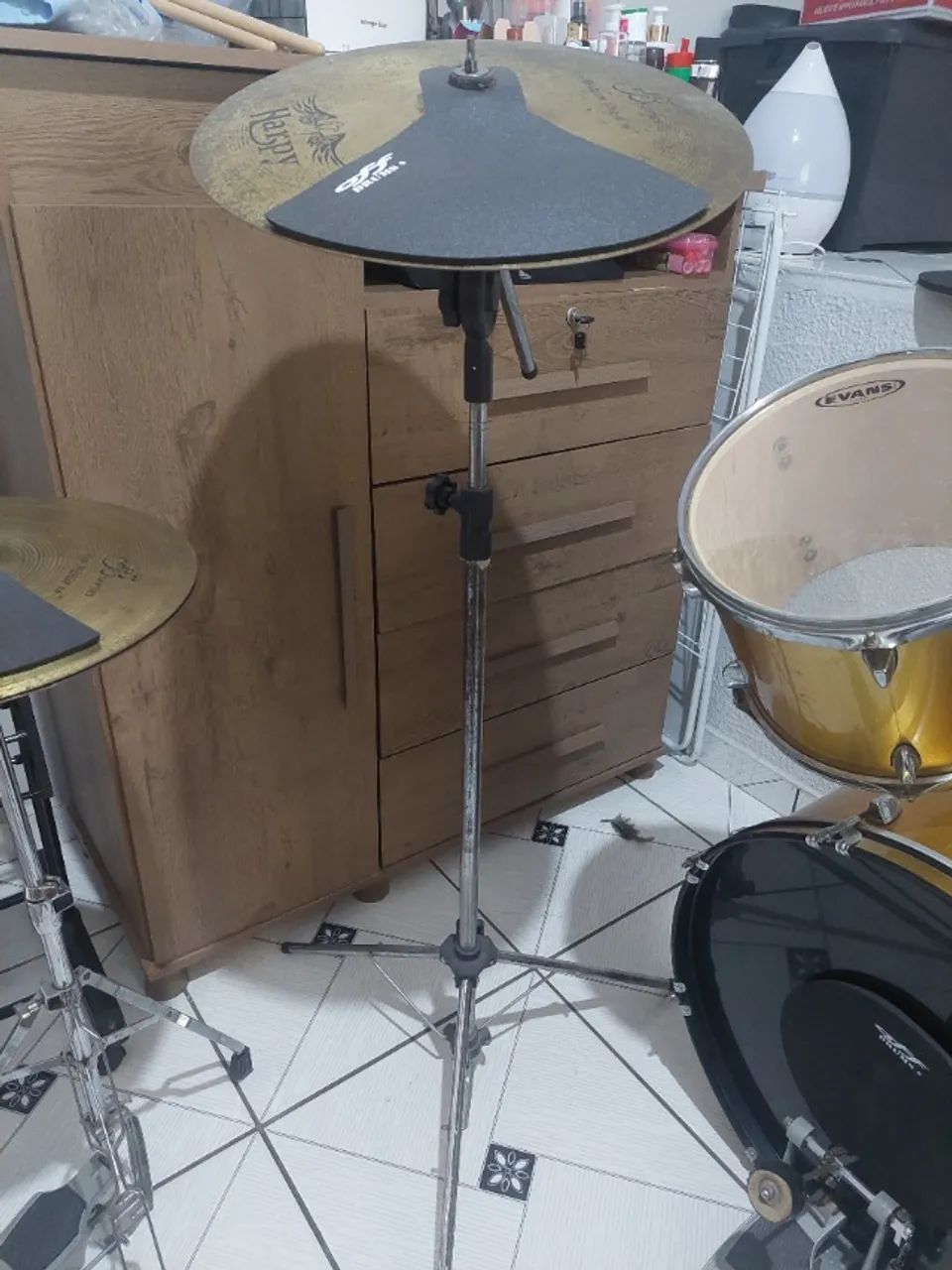 BATERIA COMPLETA À VENDA - Foto 5