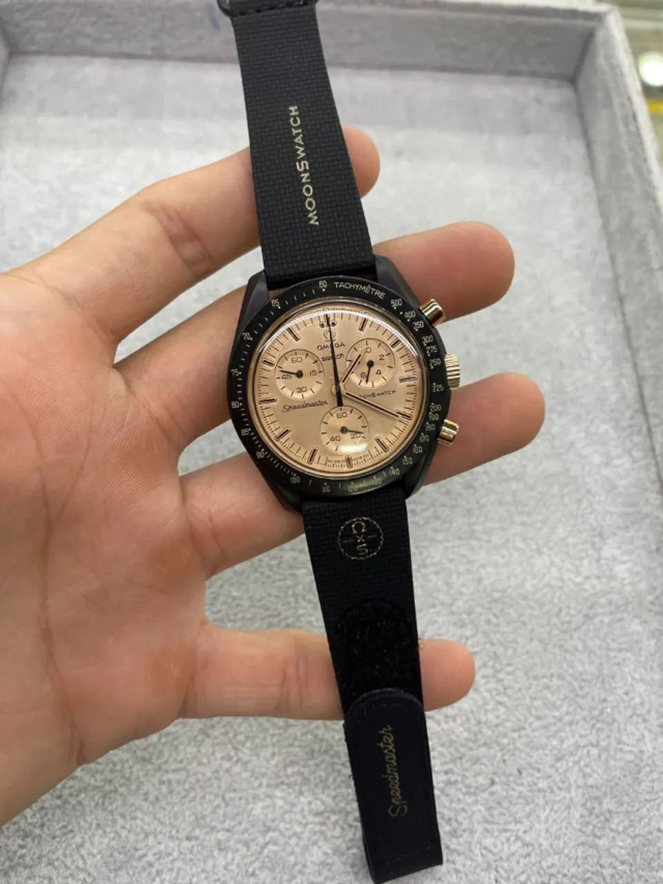 RELOGIO SWATCH OMEGA MOONSWATCH NOVO  - Foto 3