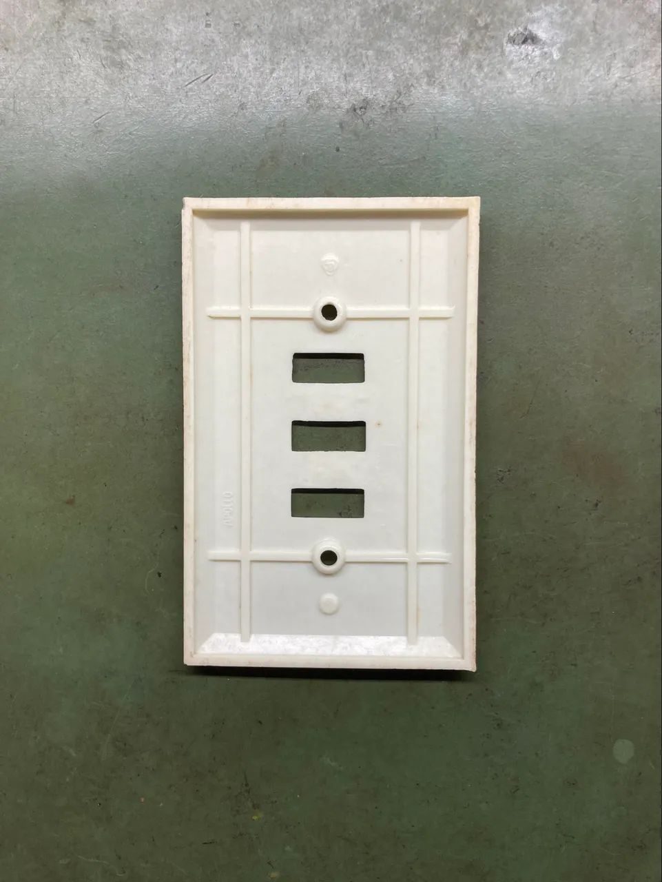 Espelho 4x2 interruptor década 70