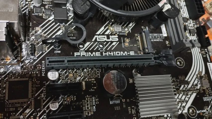 Placa mãe Asus H410M-E + Processador  I3 10100F  - Foto 2