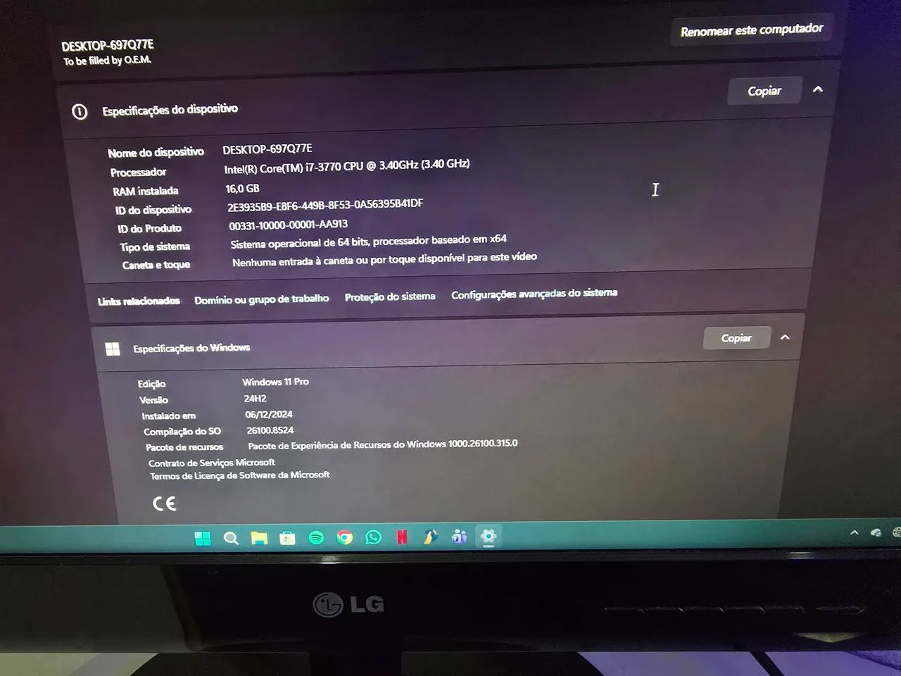 Pc gamer (Está apenas sem a placa de video) - Foto 2