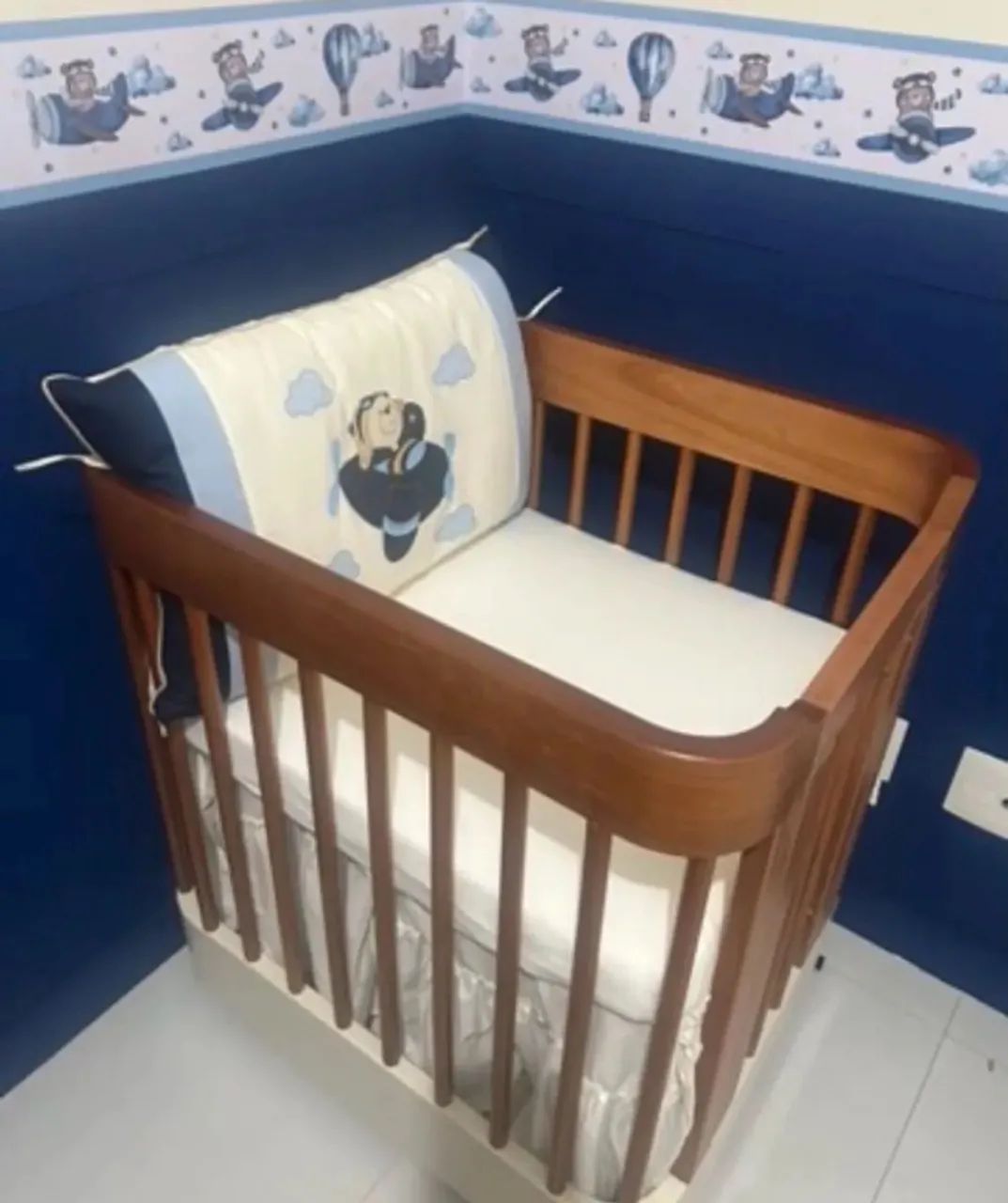 Berço evolutivo premium 3 em 1 + colchão ortobom - Foto 2