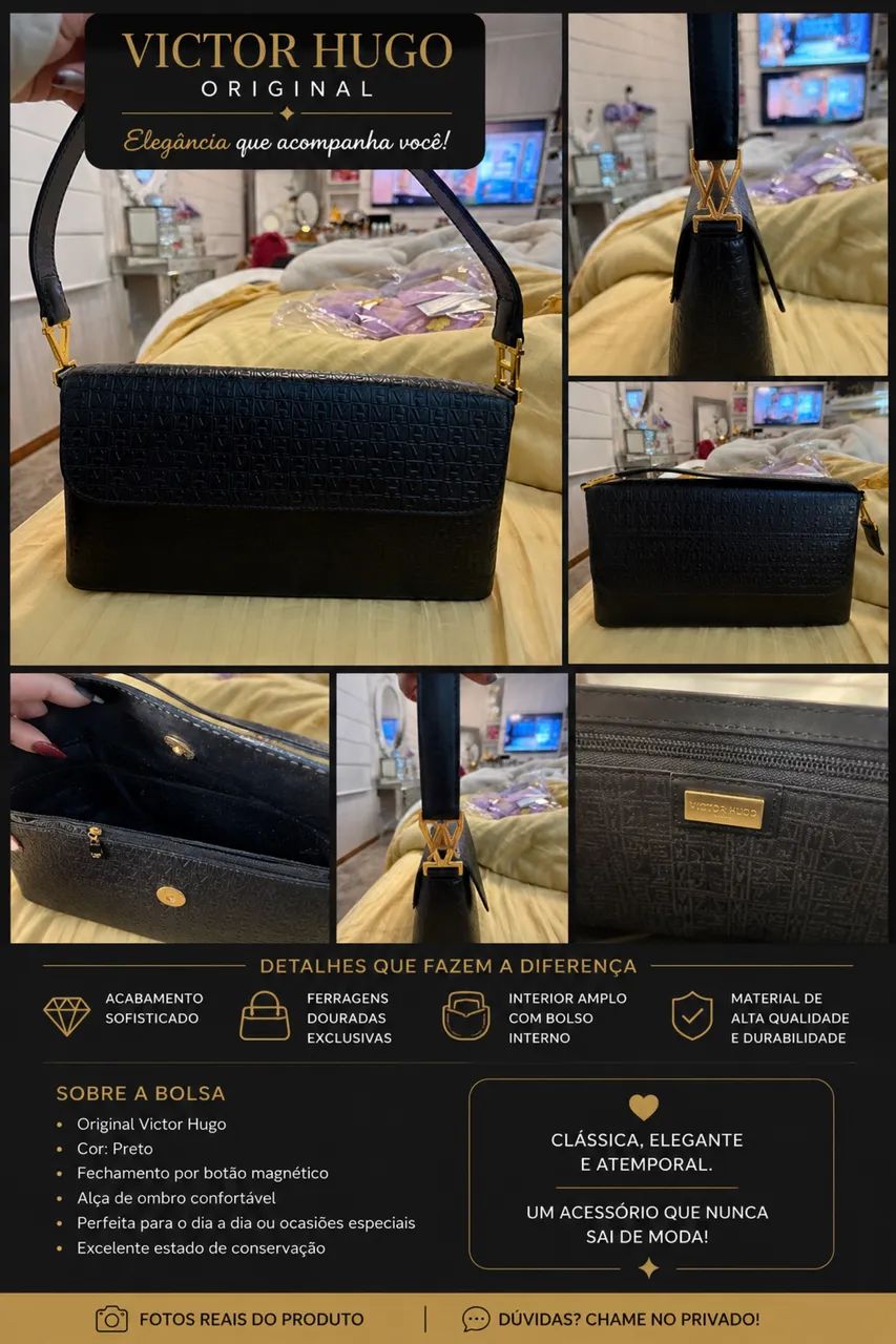  Bolsa Victor Hugo Original !!!