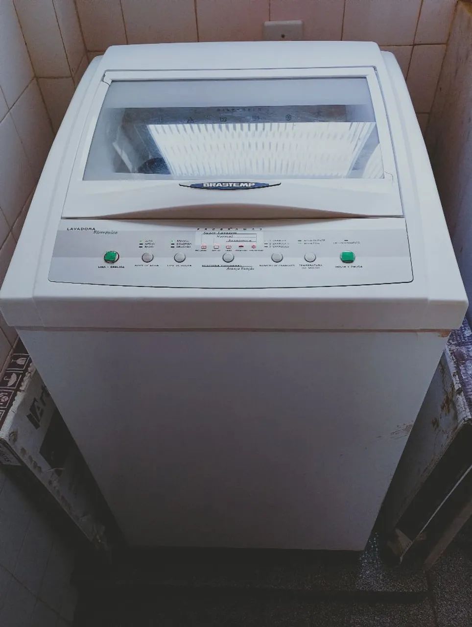 Lavadora eletrônica BRASTEMP
