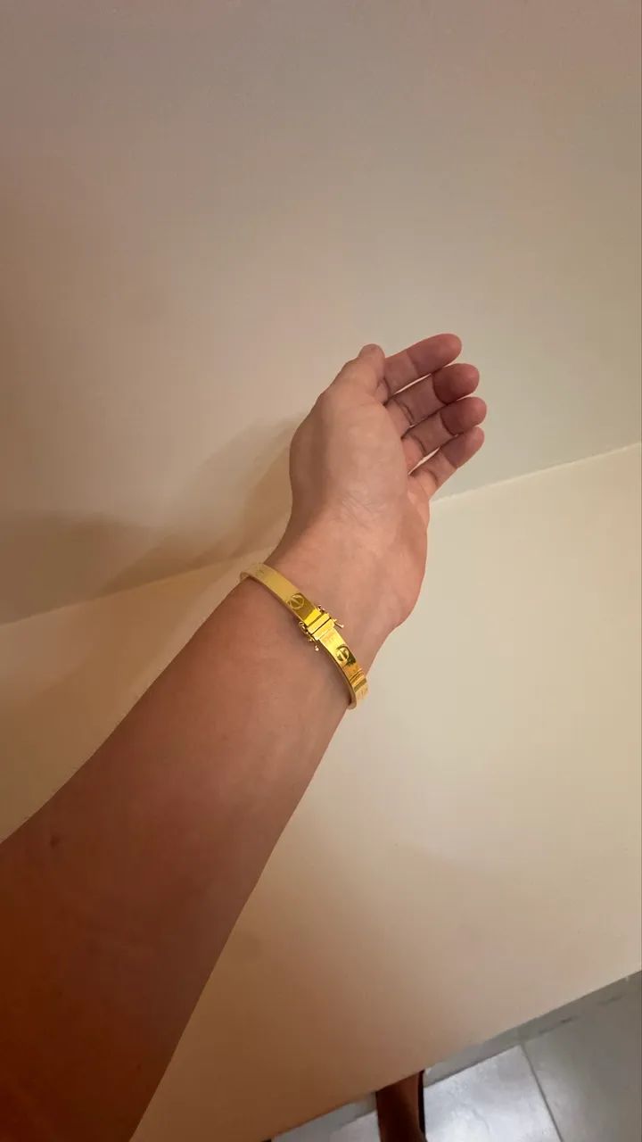 Bracelete pulseira ouro