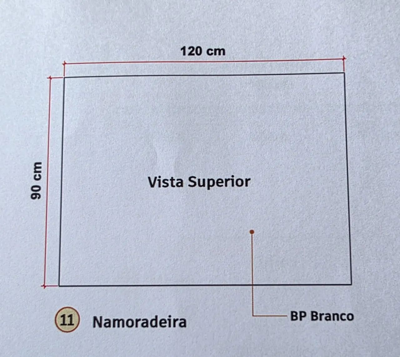 Banco Namoradeira Madeira sob Medida - Foto 5