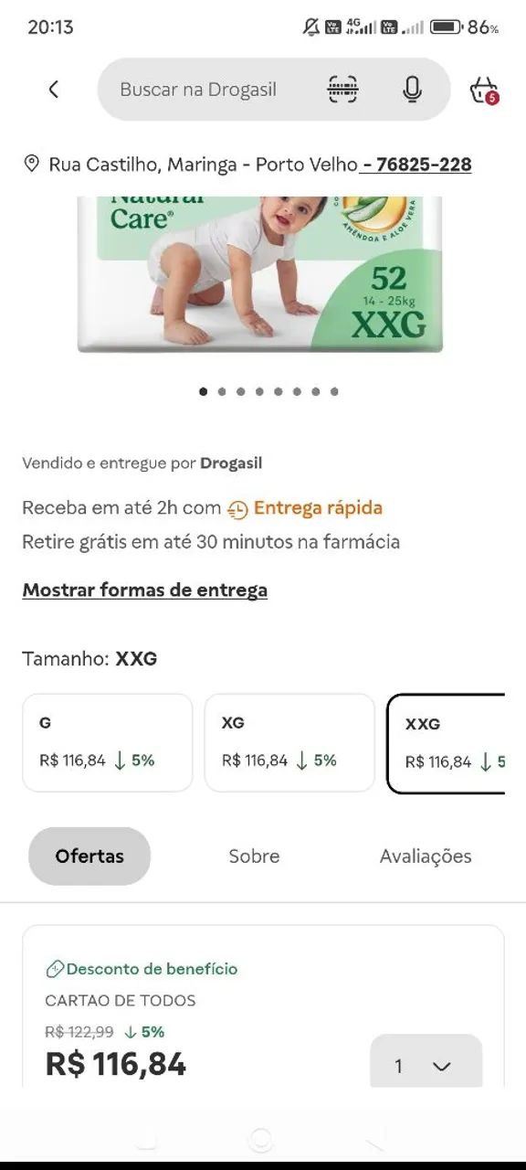 Fralda Huggies XXG Natural Care - Foto 2