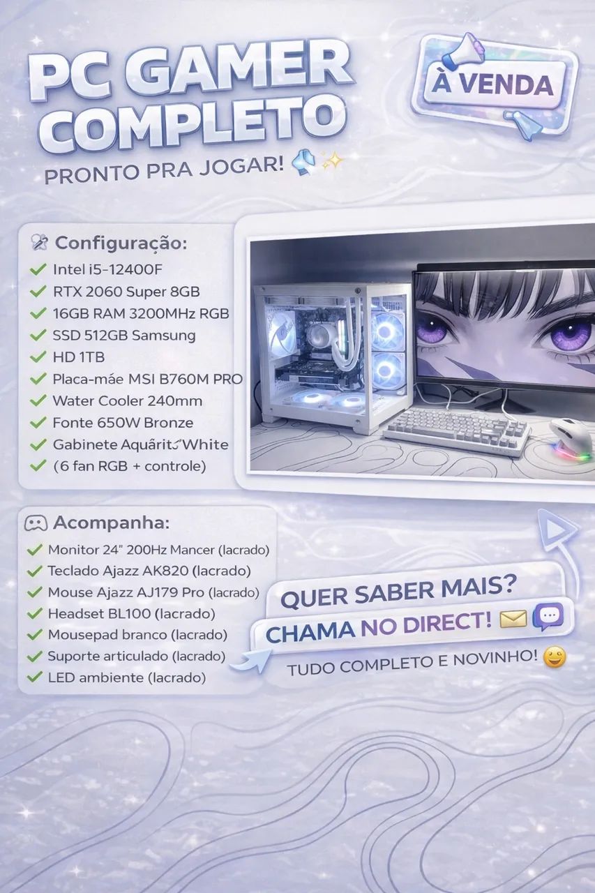 Pc gamer completo  - Foto 2