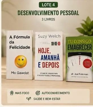 Lote 4 livros