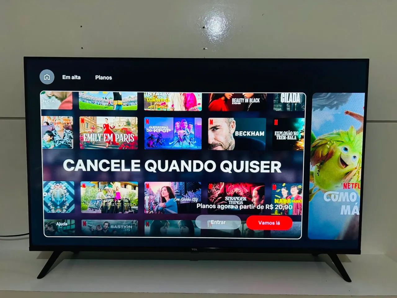 Smart tv TCL 43 polegadas impecável  - Foto 3