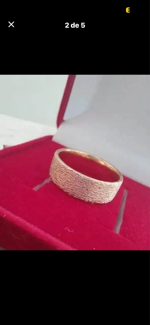 Par de aliança Romanel 18k - Foto 3