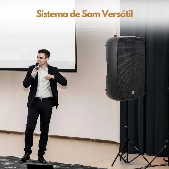 Caixa Amplificada Staner Sr315m Bluetooth 300w Rms 15 Preto - Foto 2