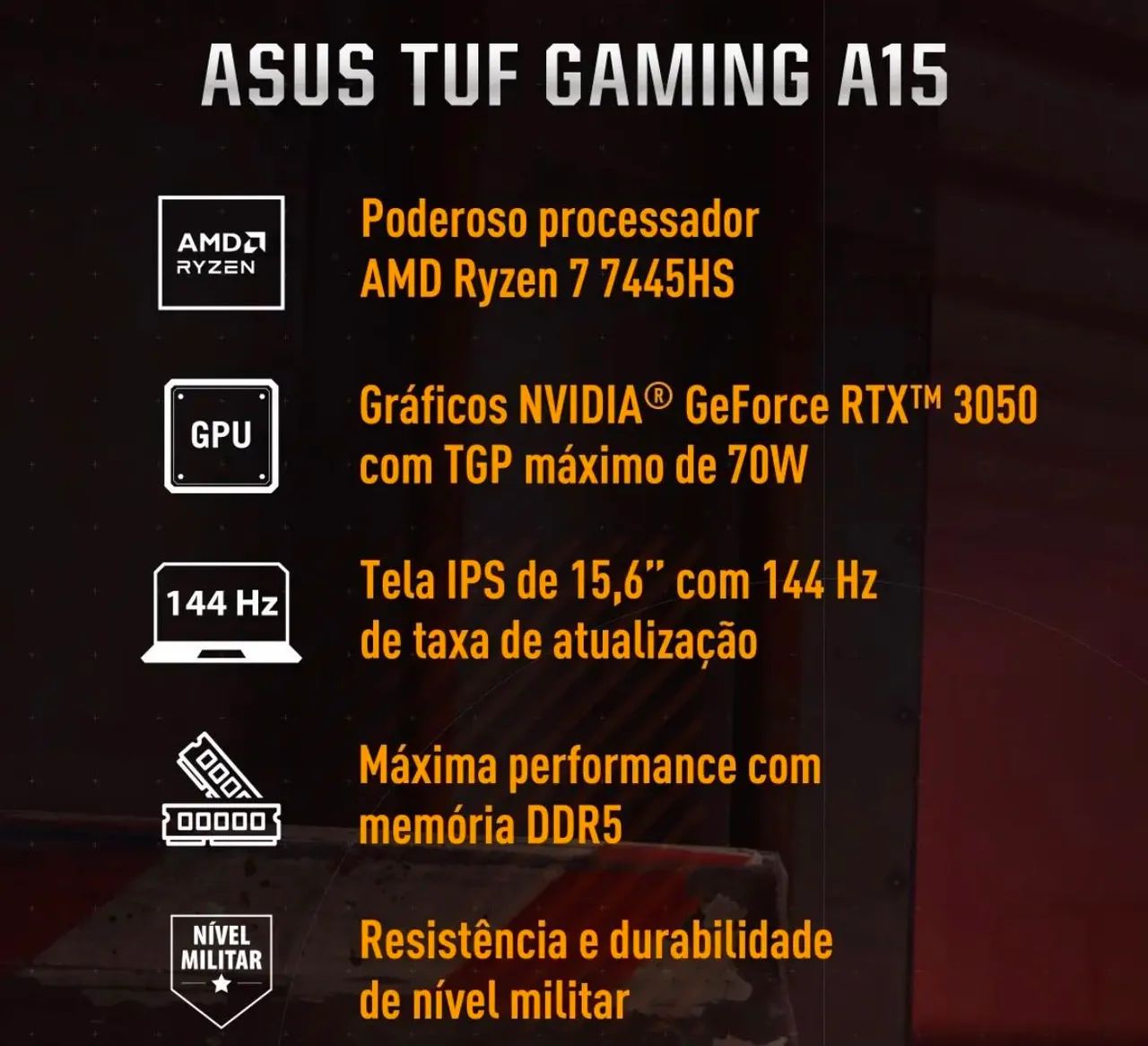 Notebook Asus TUF game  - Foto 3