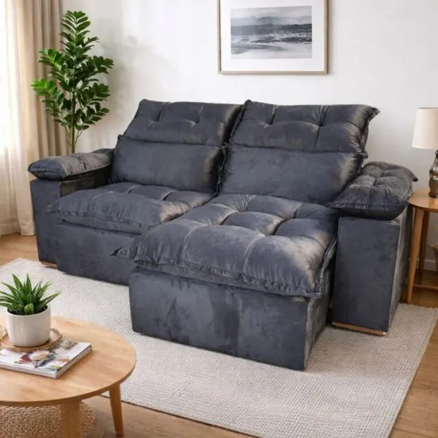Sofá Retrátil e Reclinável Imperial 2,00 m  Produto Novo!  Pronta Entrega! - Foto 5