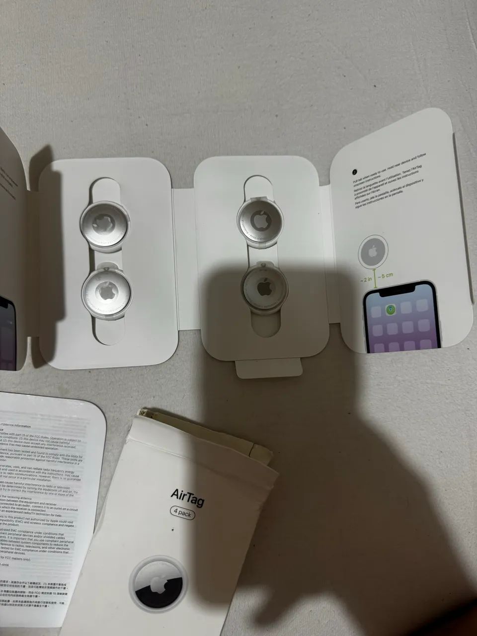 Kit com 4 AirTags Apple  - Foto 2