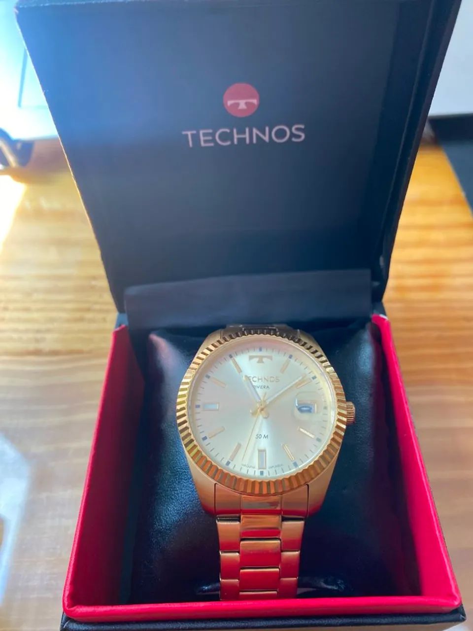 Relógio Technos Riviera dourado - Foto 4