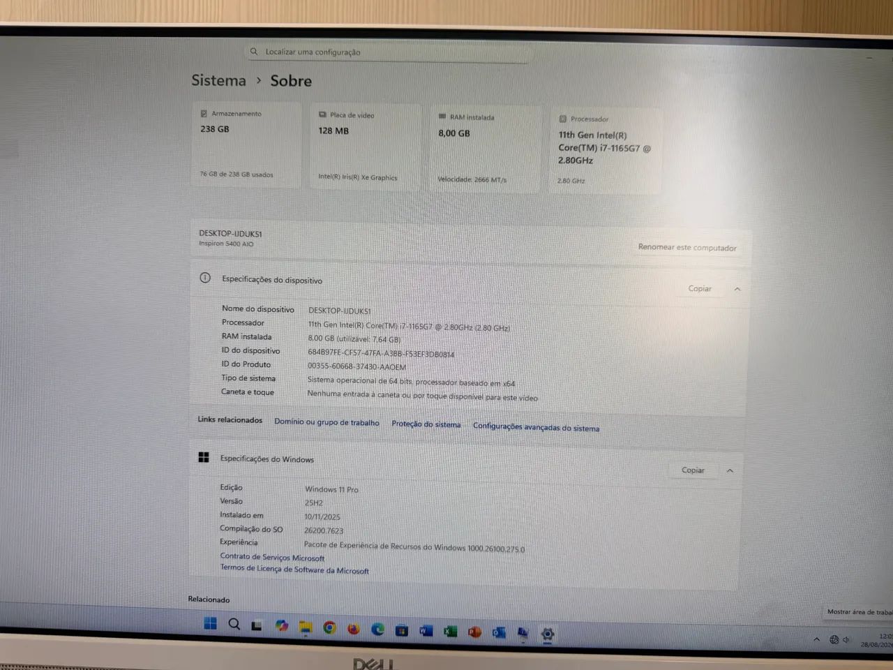 PC Dell Inspiron 5400 All in One i7 - Foto 2
