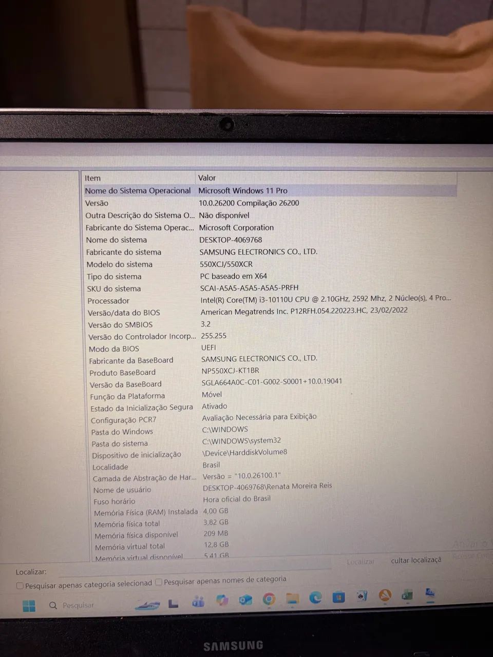 Notebook Samsung Book E30 i3 e upgrade SSD - Foto 3