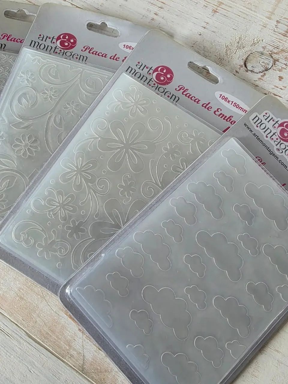 Kit Placas de Relevo para Scrapbooking e Scrap Festa - Foto 4