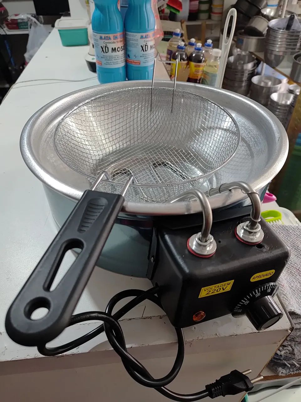 Fritadeira elétrica 220v 3,5lts  Novas  - Foto 3