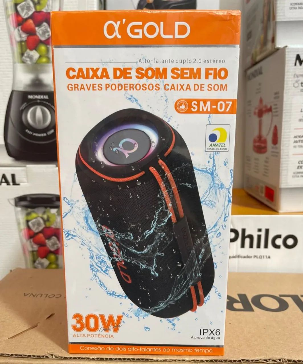 Caixa de som resistente a água pega pendrive cartão usd e Bluetooth 30 wts  - Foto 2
