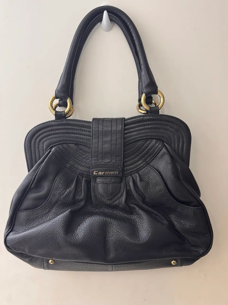 Bolsa 100% Couro - Carmim - Foto 3
