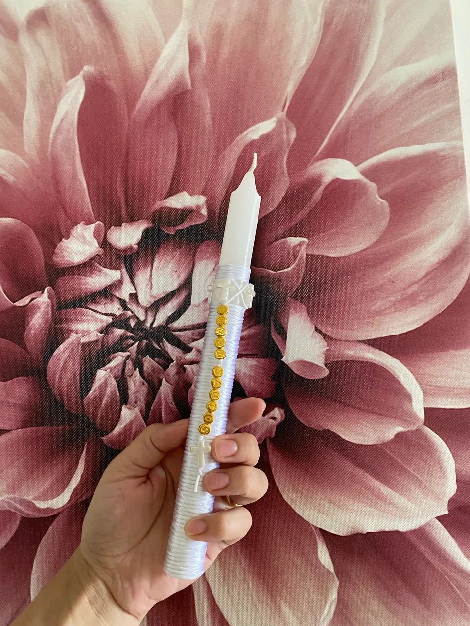  Vela personalizada para batizado, comunhão e crisma  - Foto 2