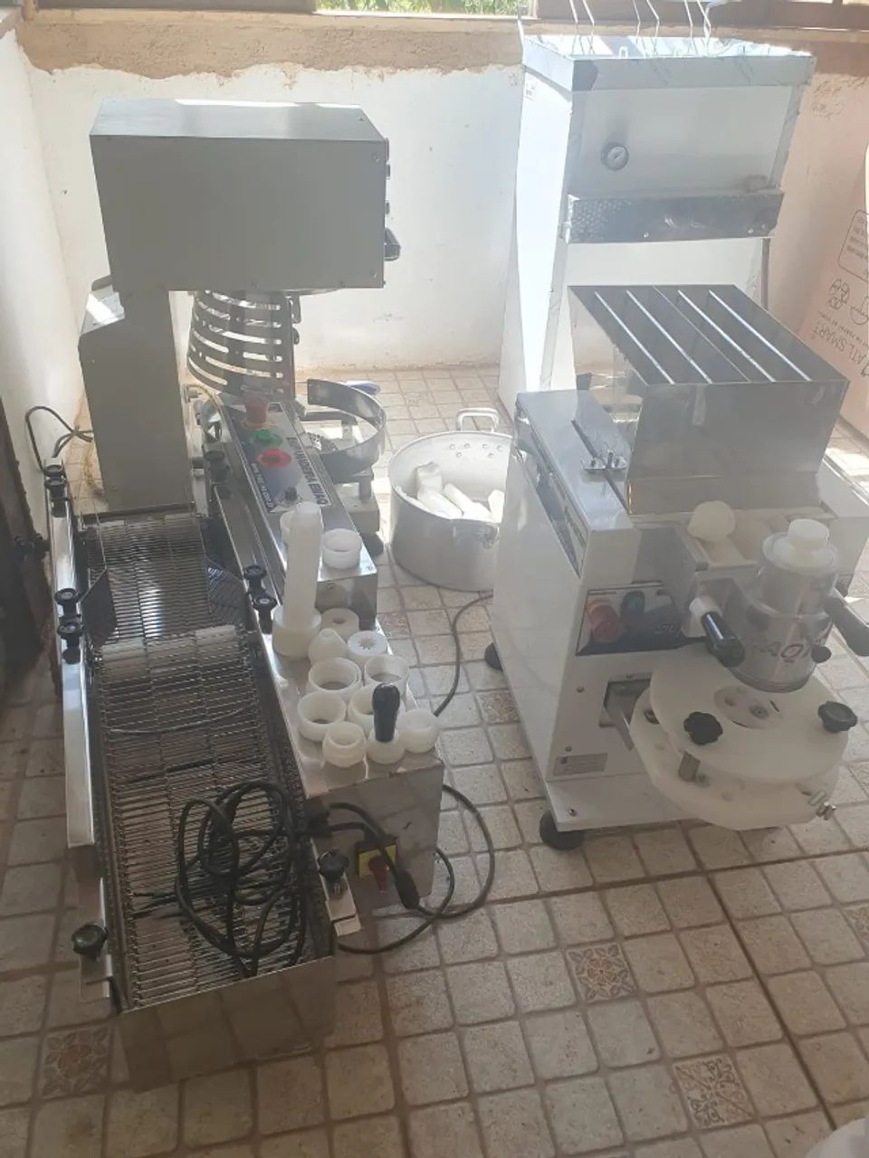 Máquinário completo para produção de salgadinhos