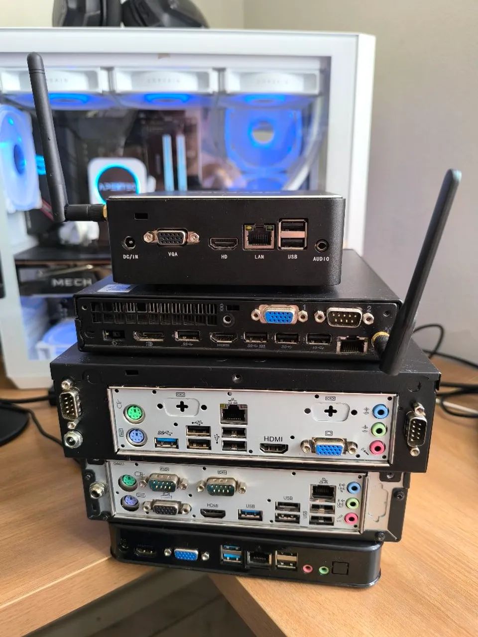 Lote de Net tops - Estação de trabalho ou Retrogamer - Foto 2