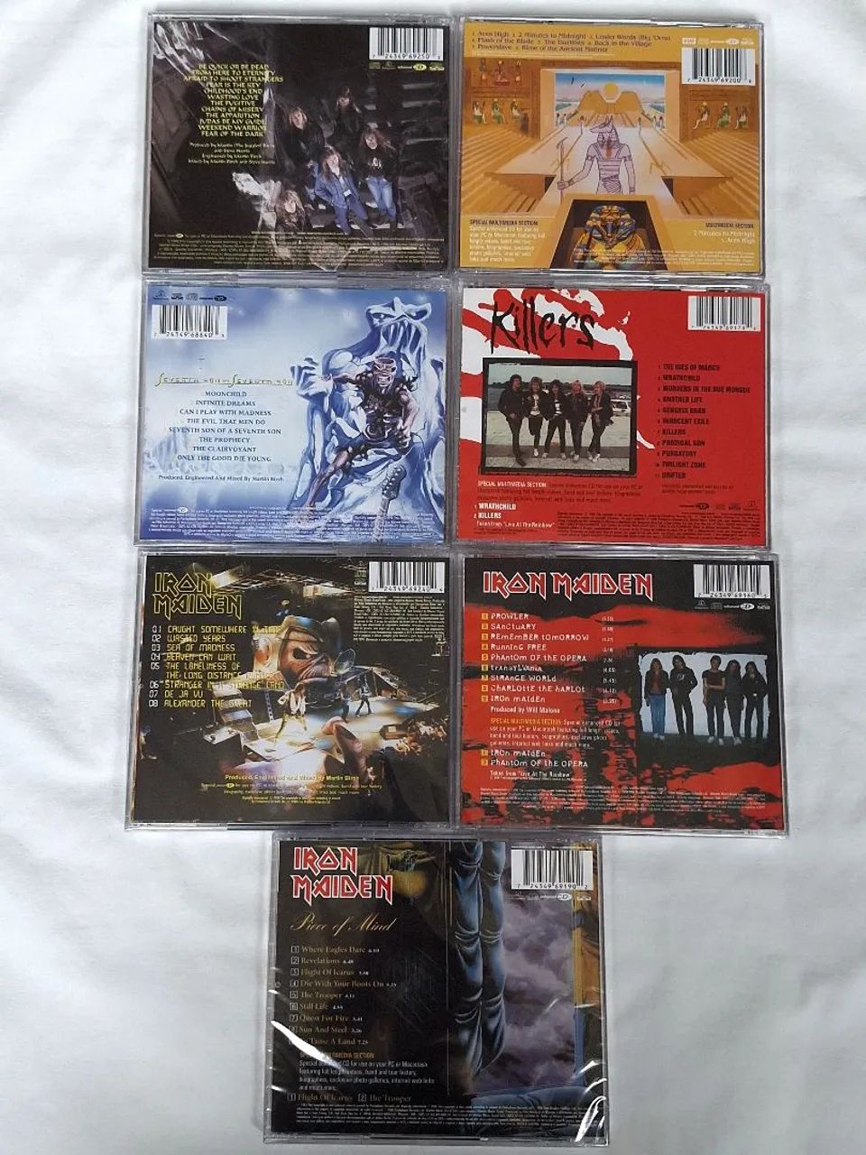 Kit 7 cds Iron Maiden LACRADOS - Foto 4