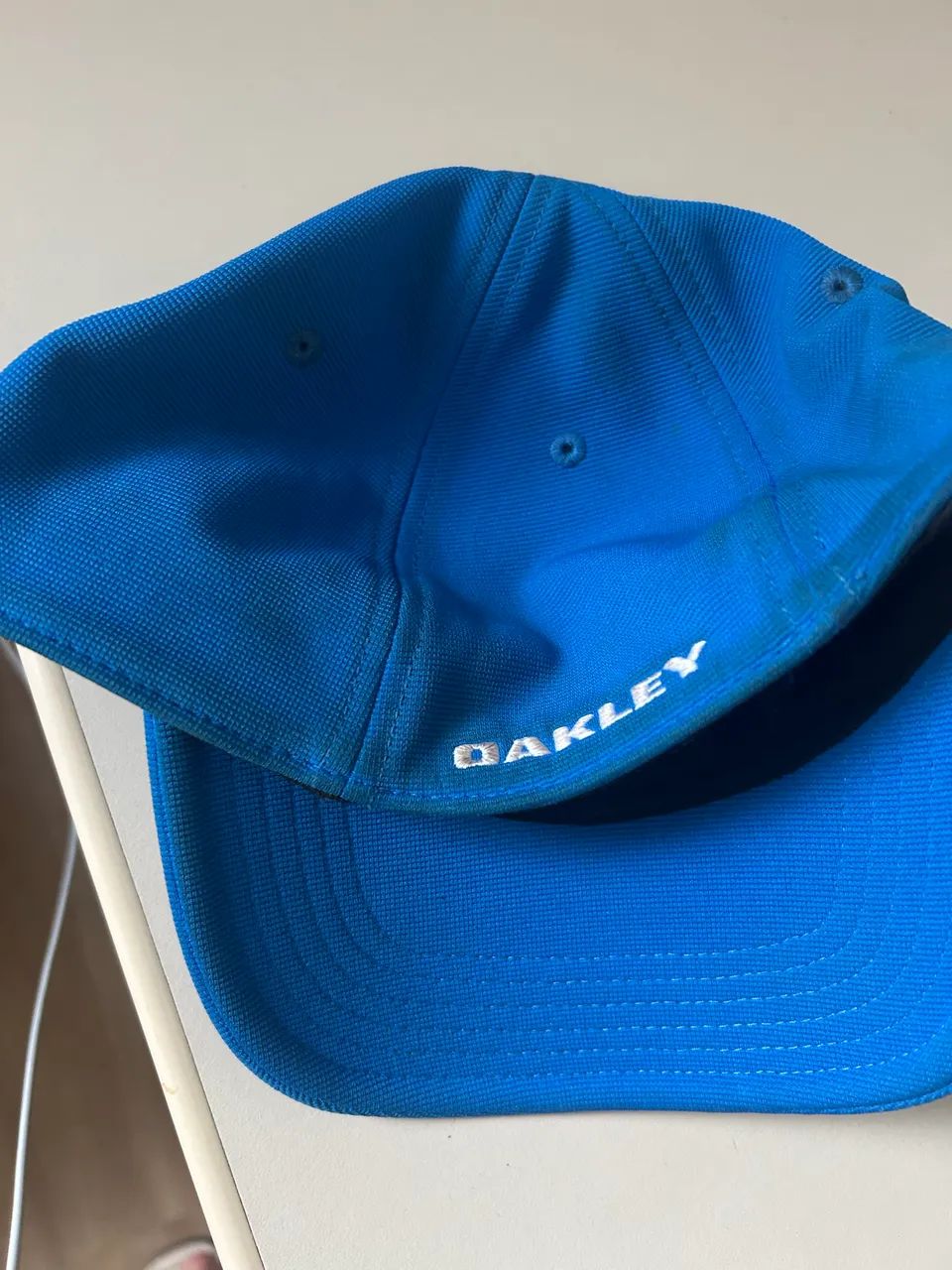 Boné oakley original azul aba curva  - Foto 3