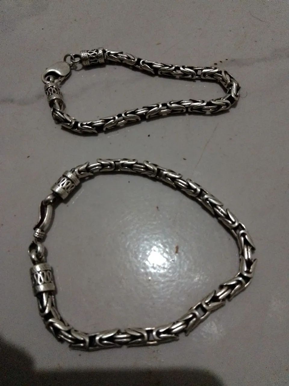 Vendo pulseira de prata de bali - Foto 2