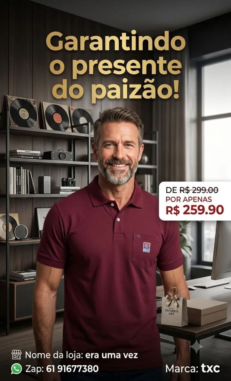 Camisa masculina txc