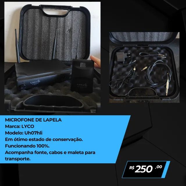 Microfone Lyco UH07HLI