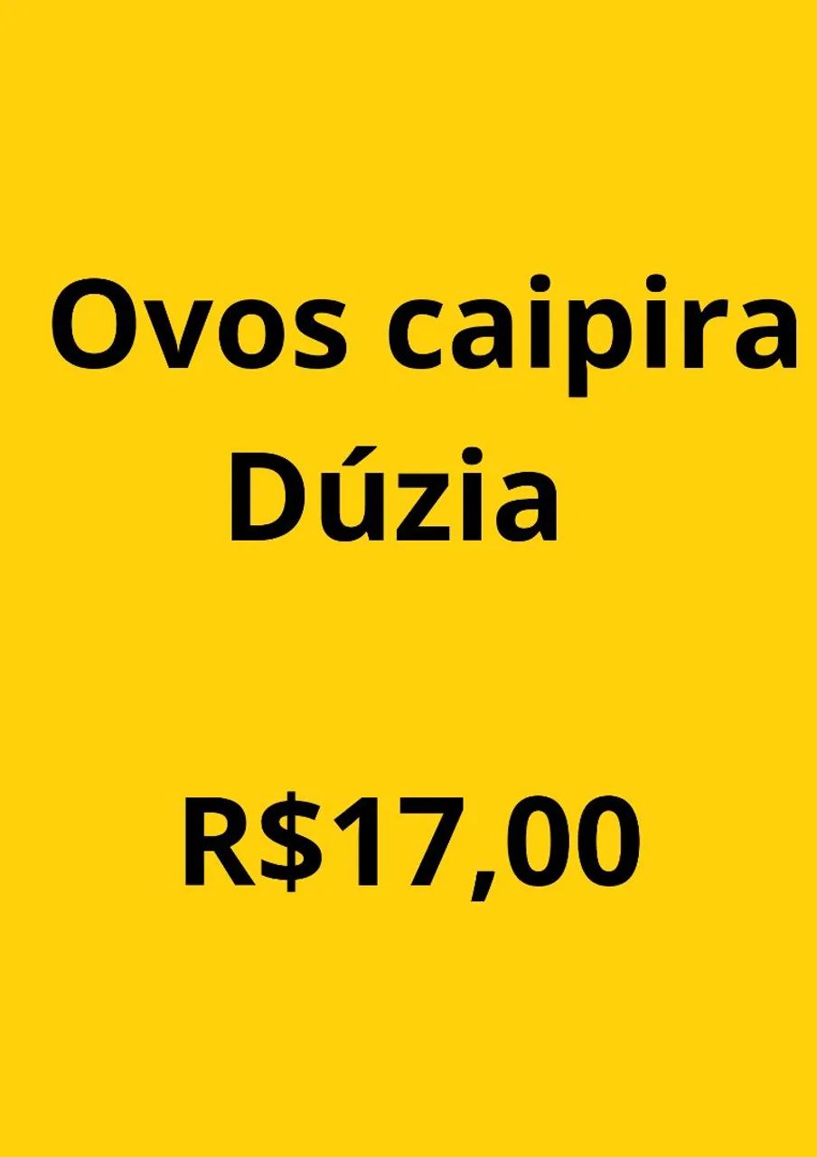 Ovos caipira 