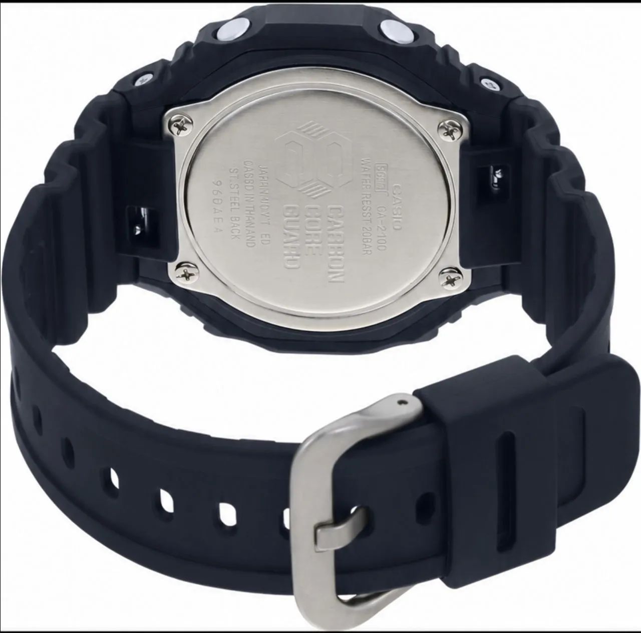 Relógio Casio G-Shock GA-2100-1A1 CasiOak Blackout  - Foto 4