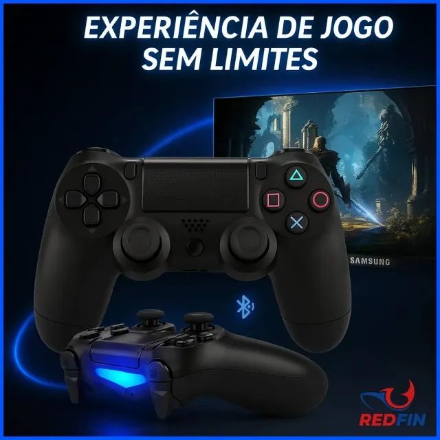 Controle sem fio para PS4, televisores e smartphones Android ultimas peças - Foto 2