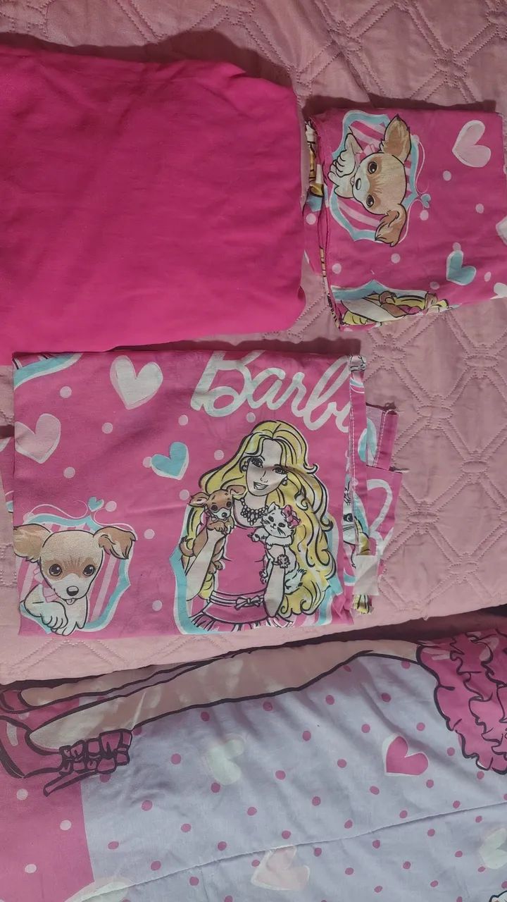 Edredom barbie conjunto completo  - Foto 2