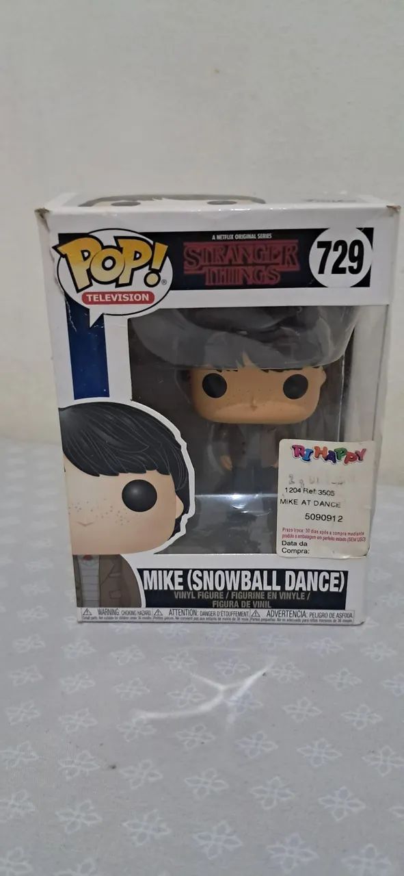 Boneco Funko Pop Stranger Things Mike