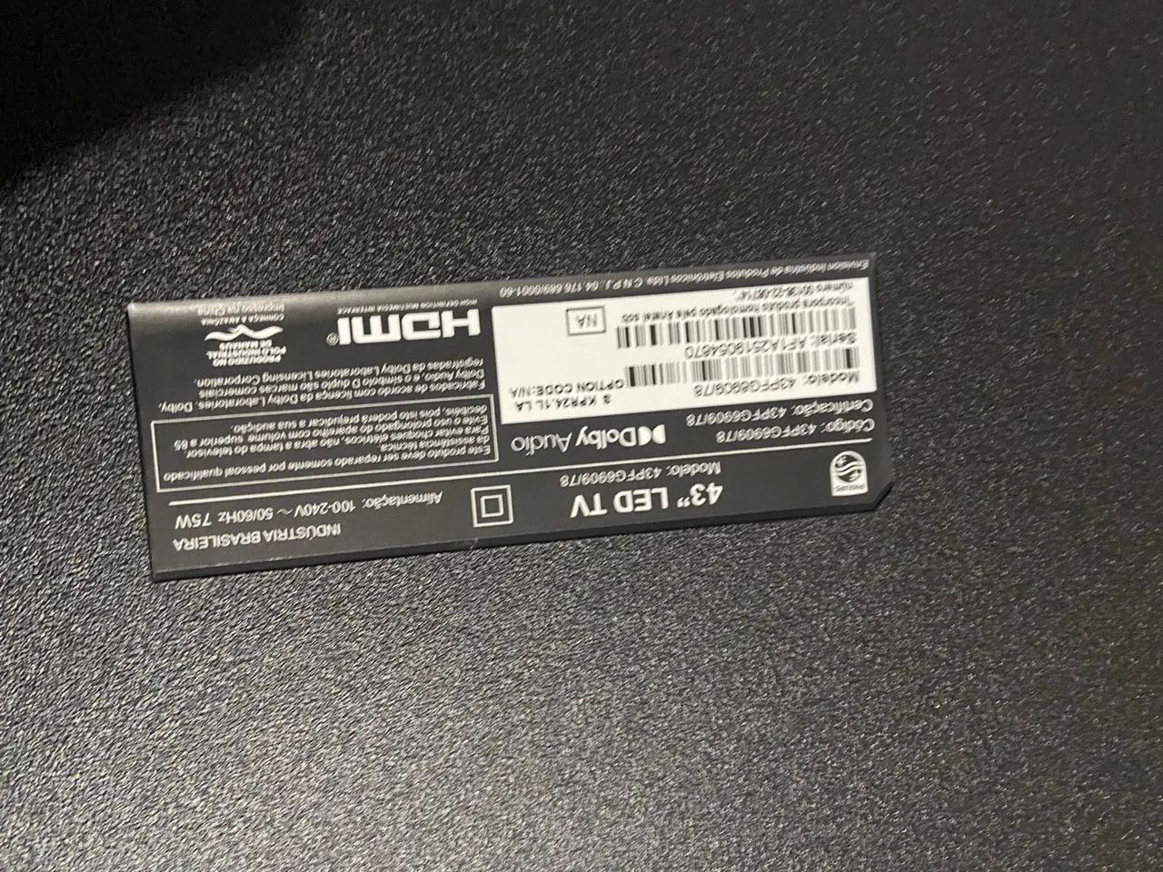 Tv 43 led para venda - Foto 3