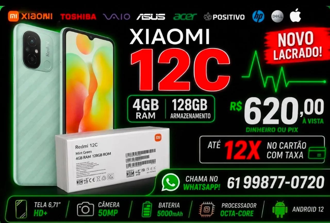 Xiaomi 12c novo !!!