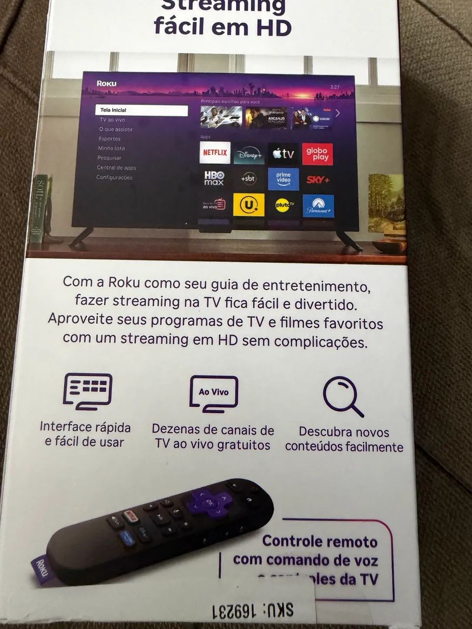 Vendo ROKU  na caixa lacrada - Foto 3