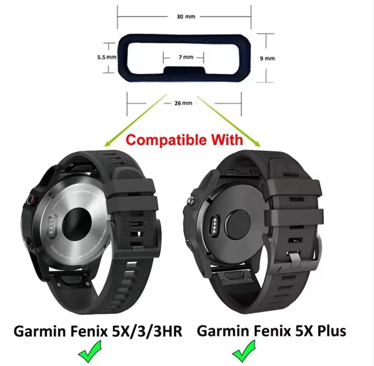 Anel de fixação da pulseira smartwatch - Foto 2