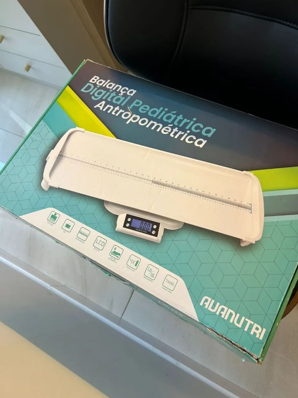 Balança Digital Pediátrica Antropométrica Avanutri - Novíssima - Foto 2