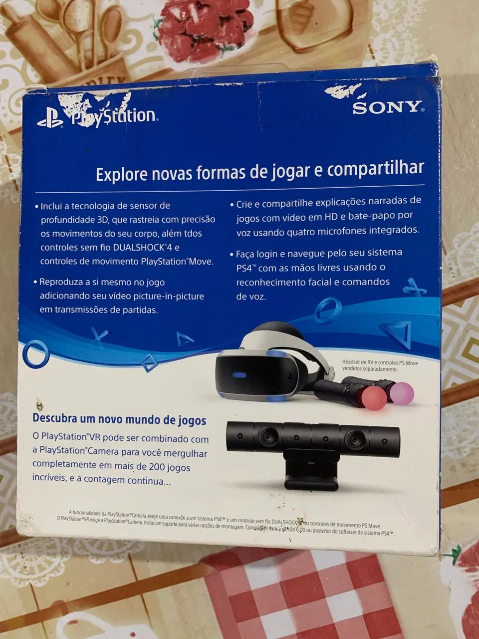 Câmera PS4 PlayStation 4 na caixa - Foto 3