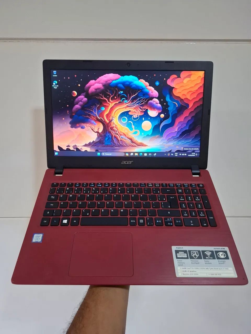 Notebook Core i5 7°geração - 8GB de Memória - SSD KINGSTON 240GB 
