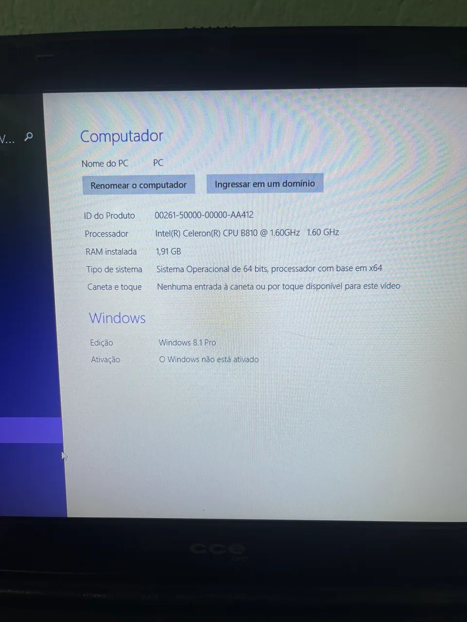 Notebook CCE INFO - Foto 2