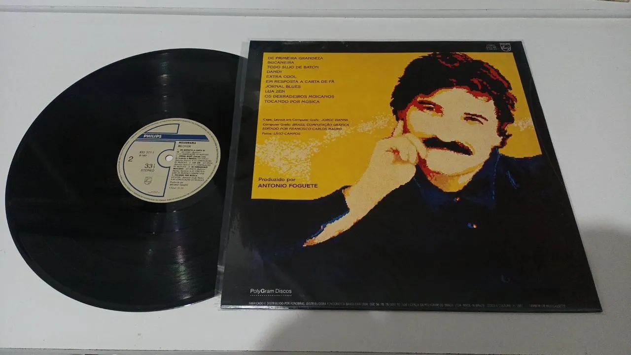 Belchior - Lp vinil Melodrama Obs: Capa Plotada - Foto 2
